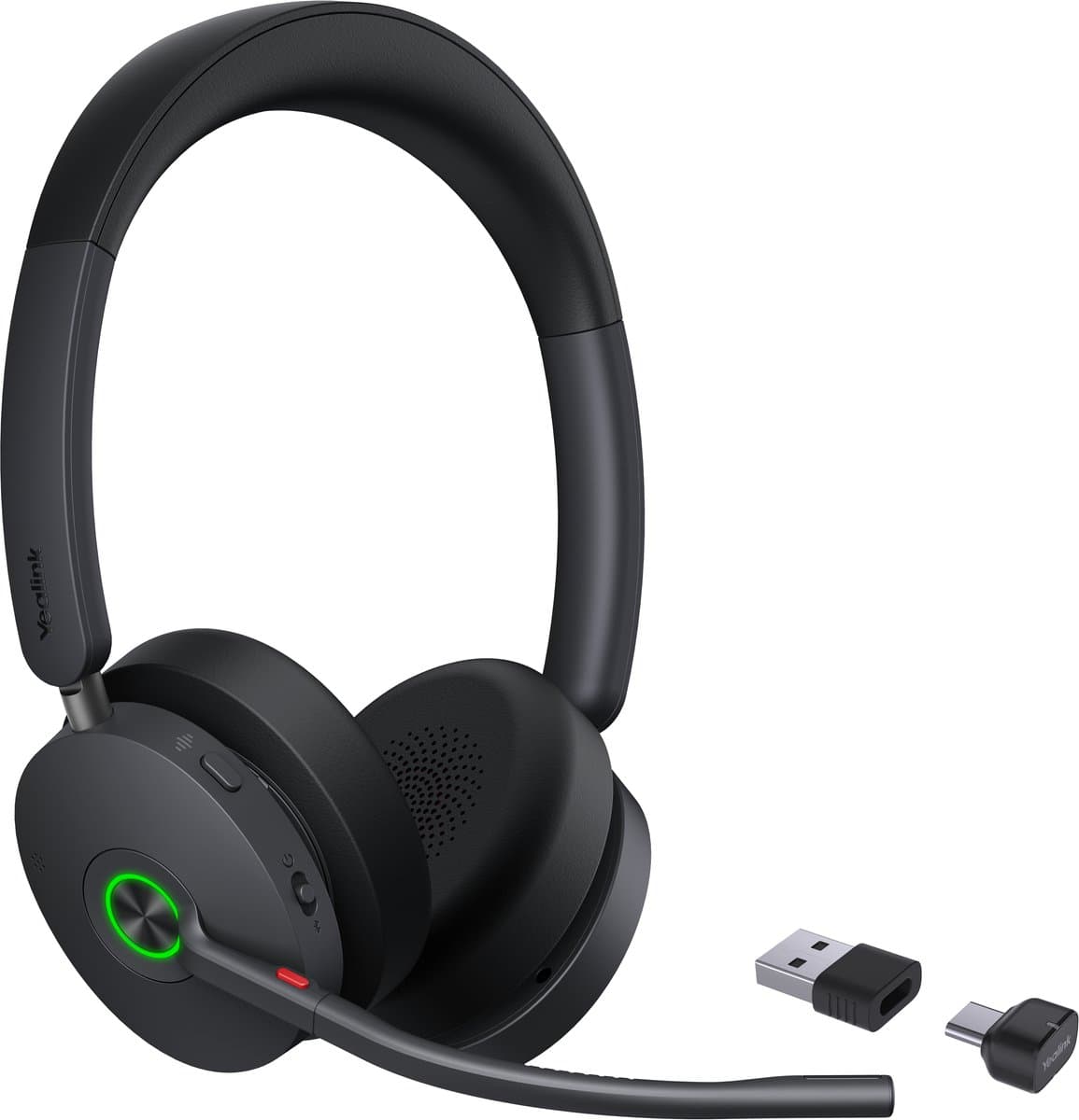 BH74 UC USB-C/A - Headset On-ear - Bluetooth - Draadloos - USB-A, USB-C, Noice canceling - Zwart