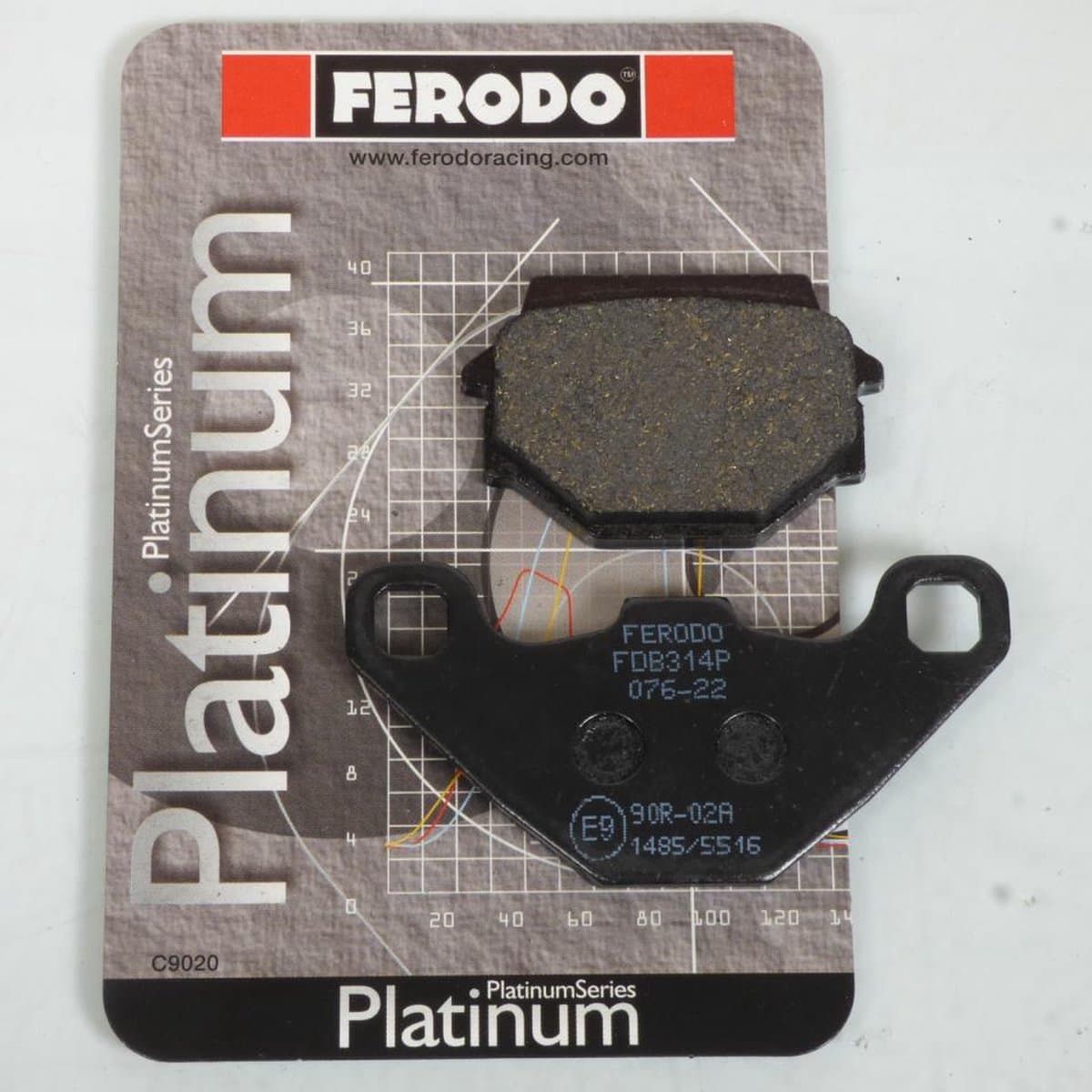 Plaquette de frein Ferodo pour Scooter Kymco 125 Agility R16 2008 à 2019 AR Neuf