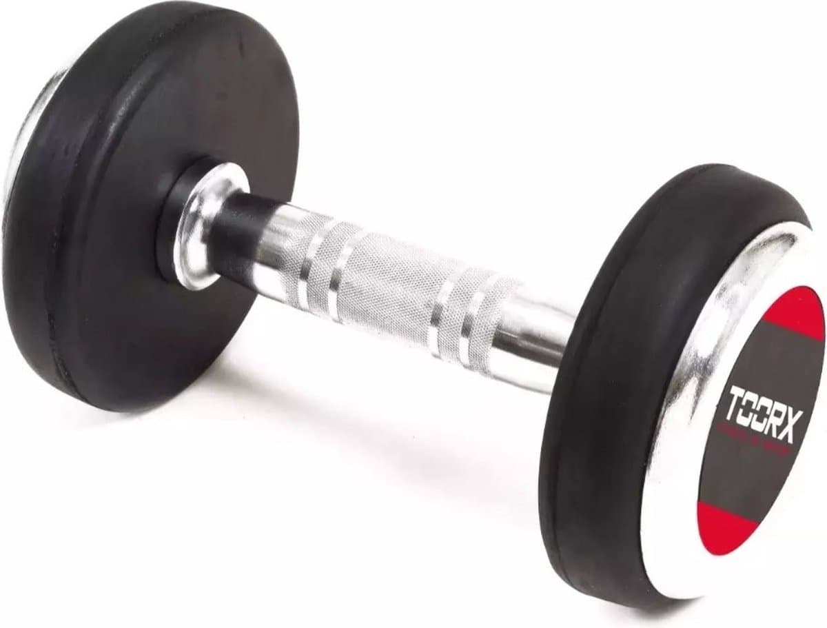 Toorx Fitness MGP Professional Rubber Dumbbell - per stuk - 30 kg