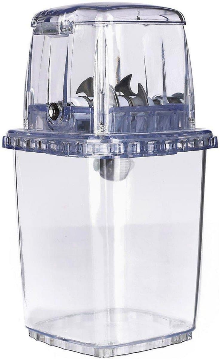Secret de Gourmet Handmatige IJscrusher - Transparant, 25 cm