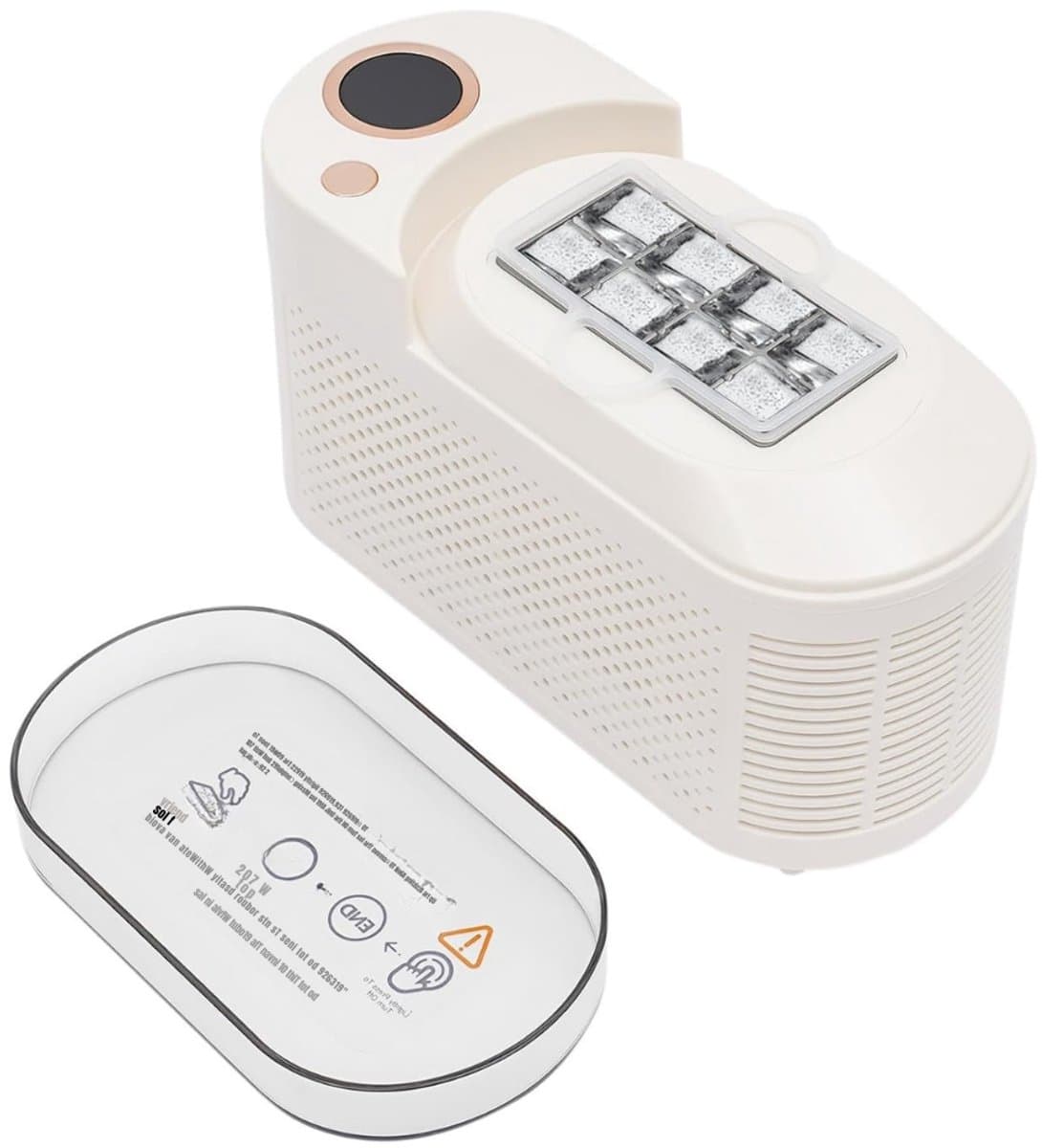 Florixa® Ijsblokjesmachine - Ijsmachine - Ijsblokjesmakers - Wit - 22cm x 10cm x 13cm
