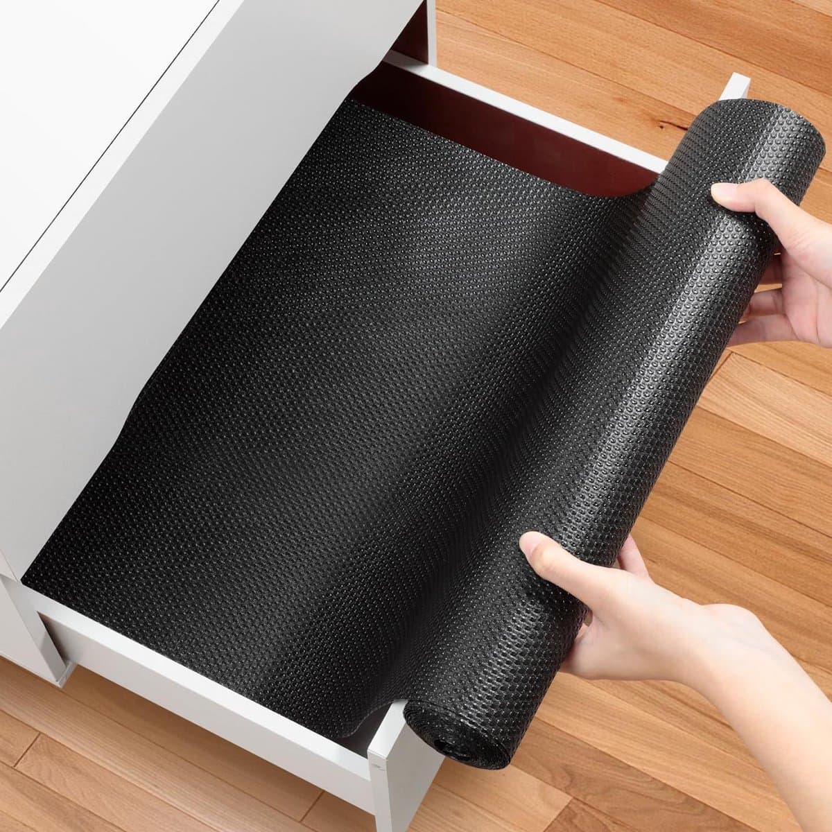 Antislip Ladebekleding - Waterdichte Koelkastbekleding - Niet-glijdend En Sneldrogend - 1 Stuks - Zwart