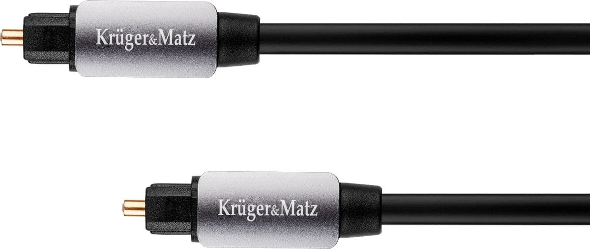 Krüger&Matz Serie - Optical Audio Kabel - 2.0m - Toslink-aansluiting