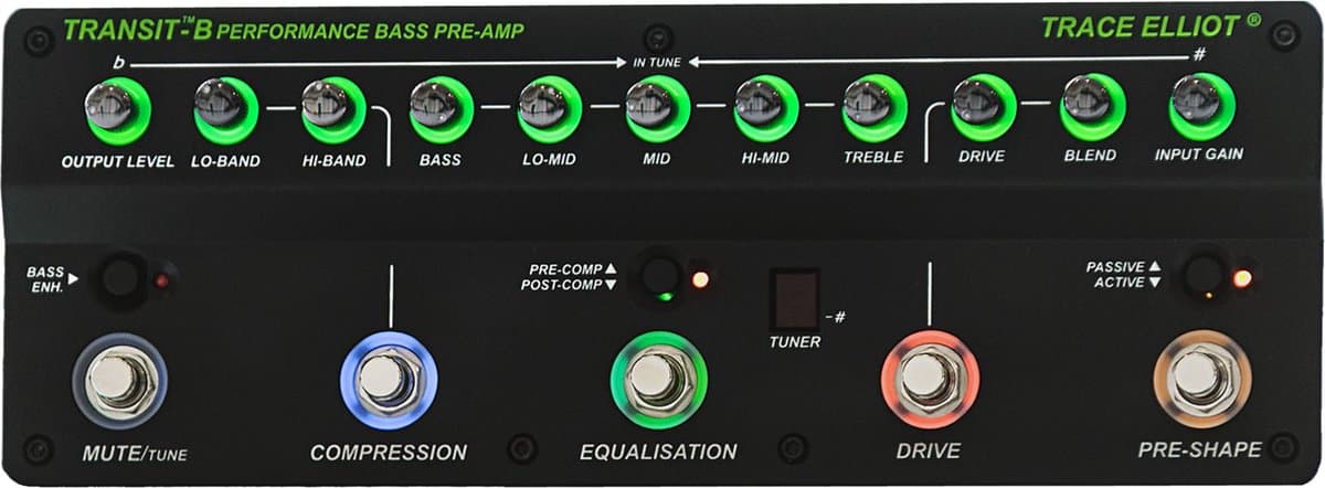 Trace Elliot Transit B Bass Preamp - Bass multi-effect-unit