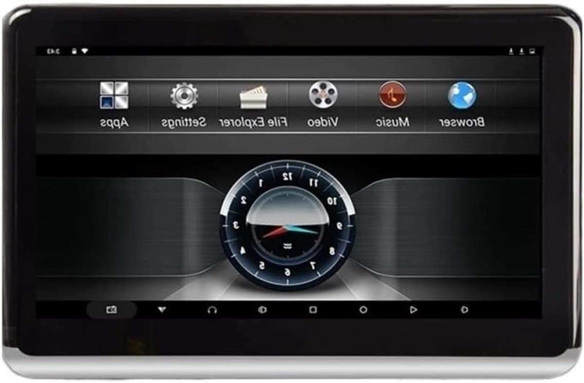 Auto Hoofdsteun Monitor - Autoscherm Videospeler - Reizen Entertainment - 10.1 Inch Display - 10.1 inch - Zwart