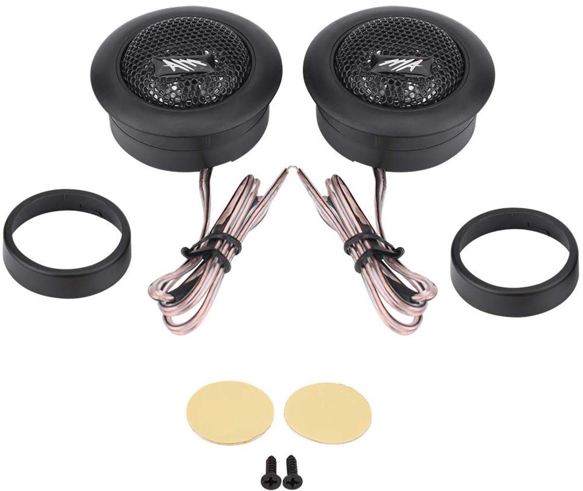 Shopcentral - Audio Speakers - 12V 150W - Compacte installatie - Tweeter - Super Power - Geschikt voor elke auto - Kleur zwart