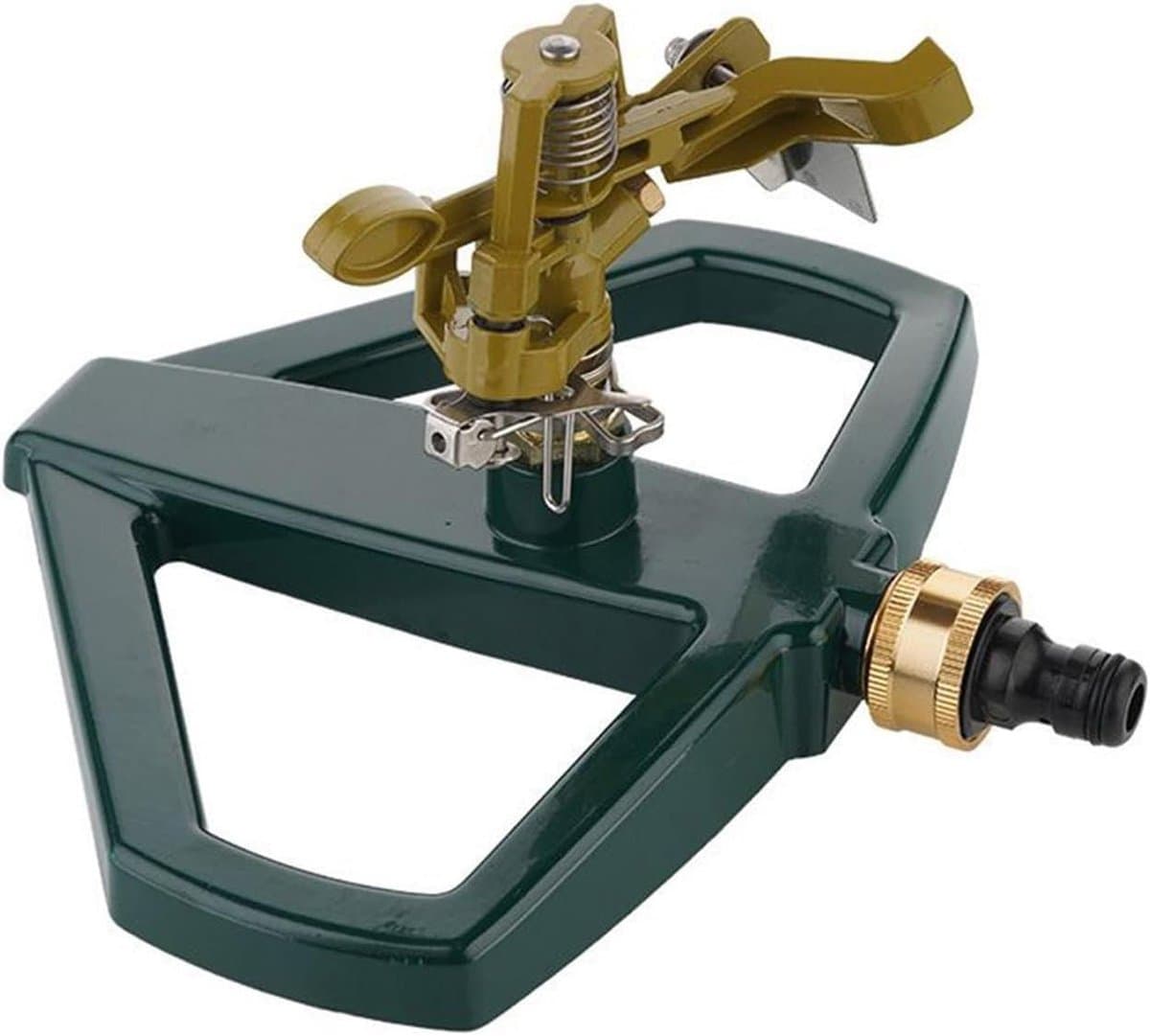 Gazonsproeier - Verstelbare sproeier Automatische bewatering - Tuinonderhoud - 360 graden draaiend - 265 x 21 x 88 cm