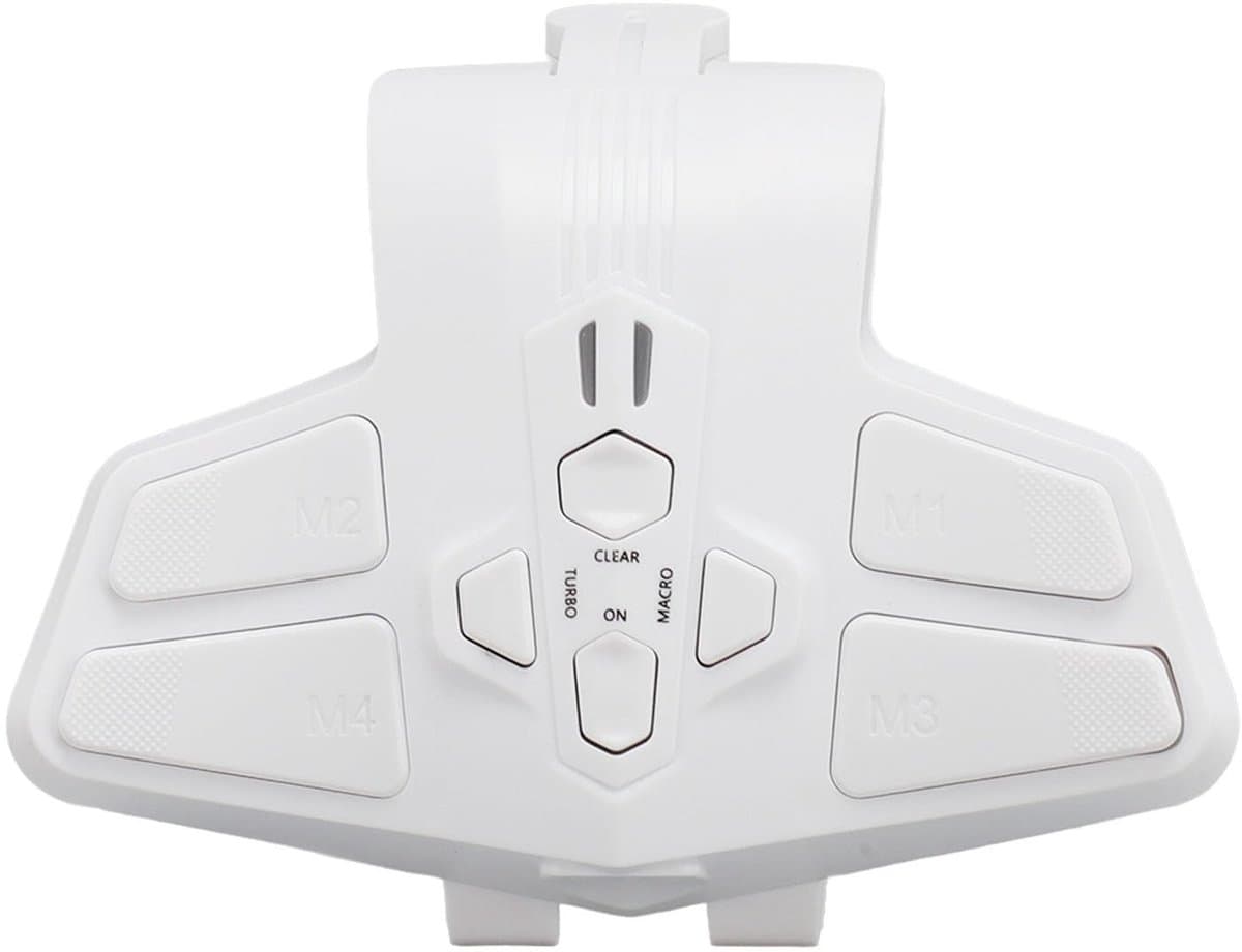 PUSOKEI Achterpaddles voor Controller - Programmeerbare Plug and Play Paddles (Wit)