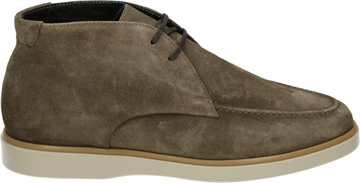 Giorgio - HE56414 - Vrije tijd half-hoogHeren veterschoenHeren sneakers - Kleur: Taupe - Maat: 45
