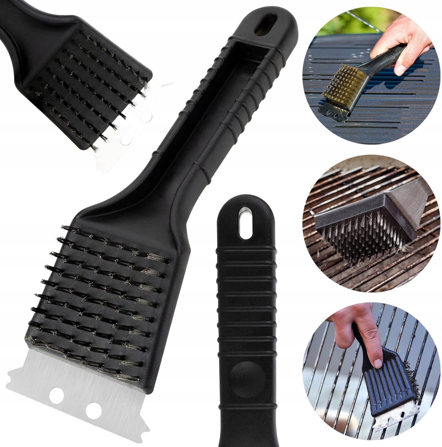 Grill Borstel & Schraper 2-in-1: Reinig Uw Grillrooster Effectief