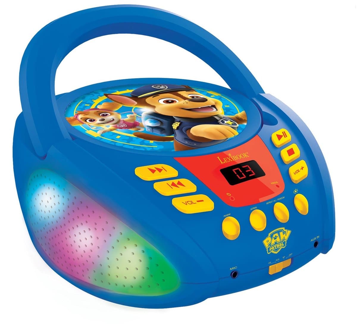 Paw Patrol Bluetooth CD player met verlichting