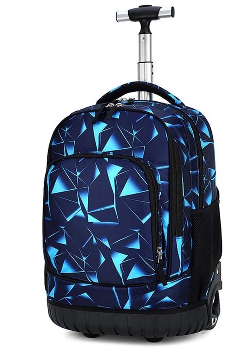 Allecta - Schooltrolley Rugzak - Verschillende Kleuren - Kinderrugzak met Wieltjes