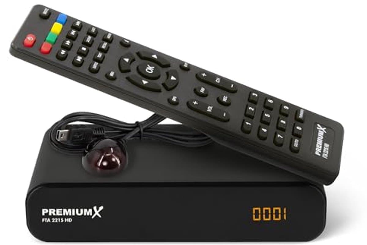 HD Digitale Mini Satellietontvanger voor Vrije TV en Radio - FullHD, HDMI, USB