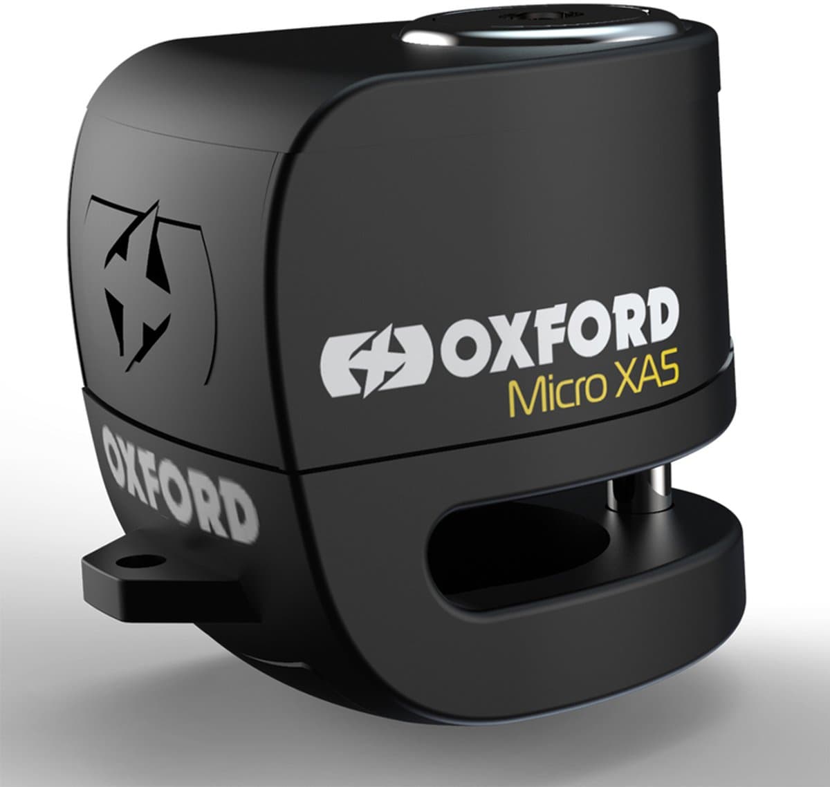 Fietsslot – Oxford micro xa5 alarm disc slot - black – Zwart