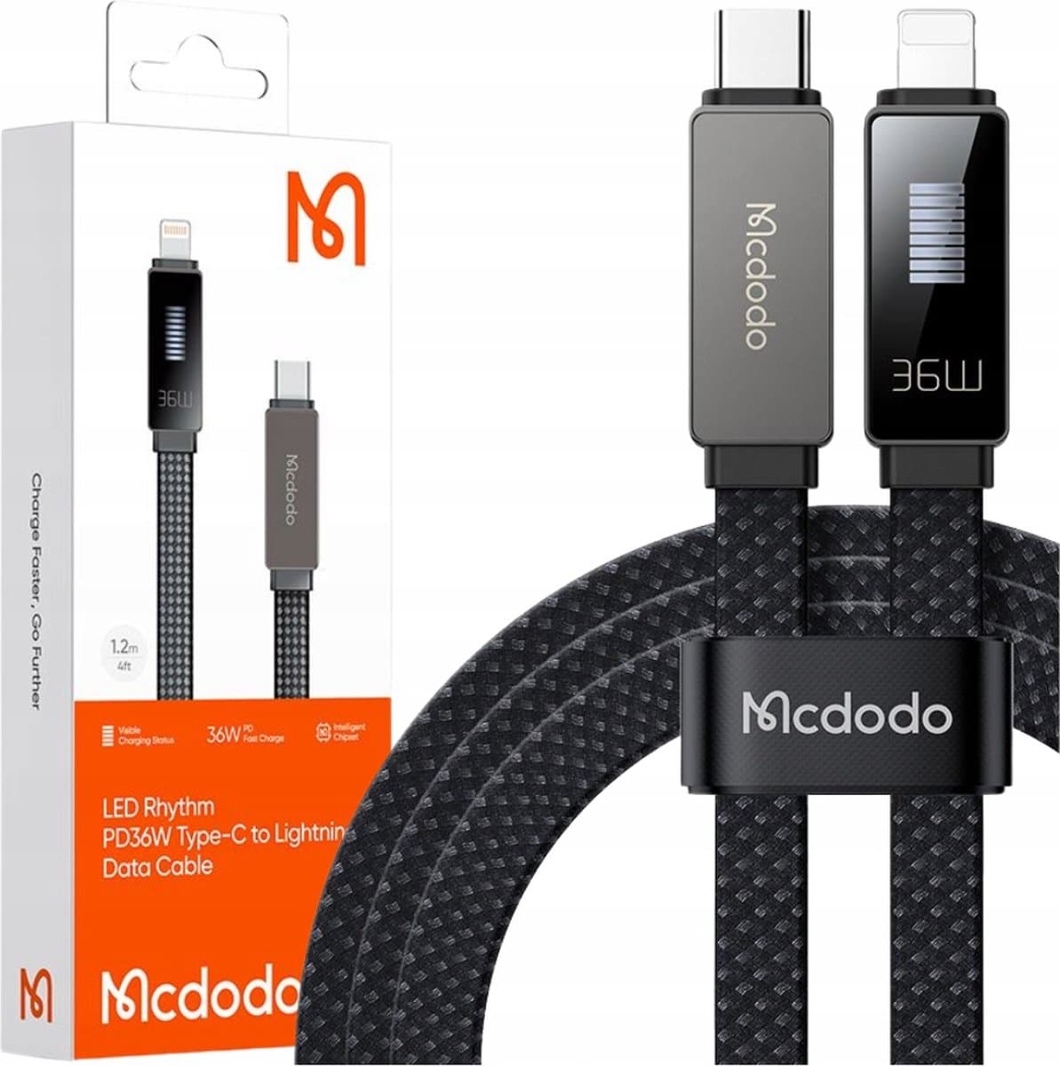 Mcdodo® USB C naar iPhone - Kabel - Voor Lightning - 36W - 1 meter
