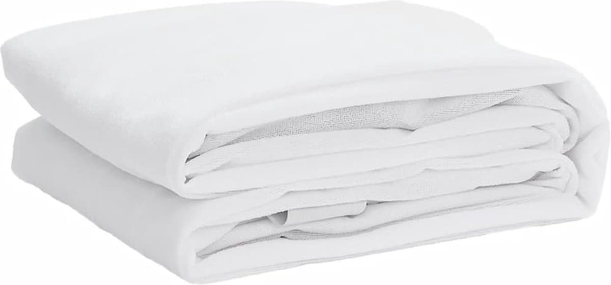 vidaXL - Matrasbeschermer - waterdicht - 140x200 - cm - wit