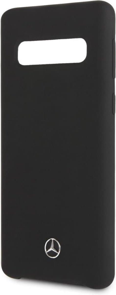 Mercedes-Benz Silicone Back Case - Geschikt voor Samsung Galaxy S10e - Zwart