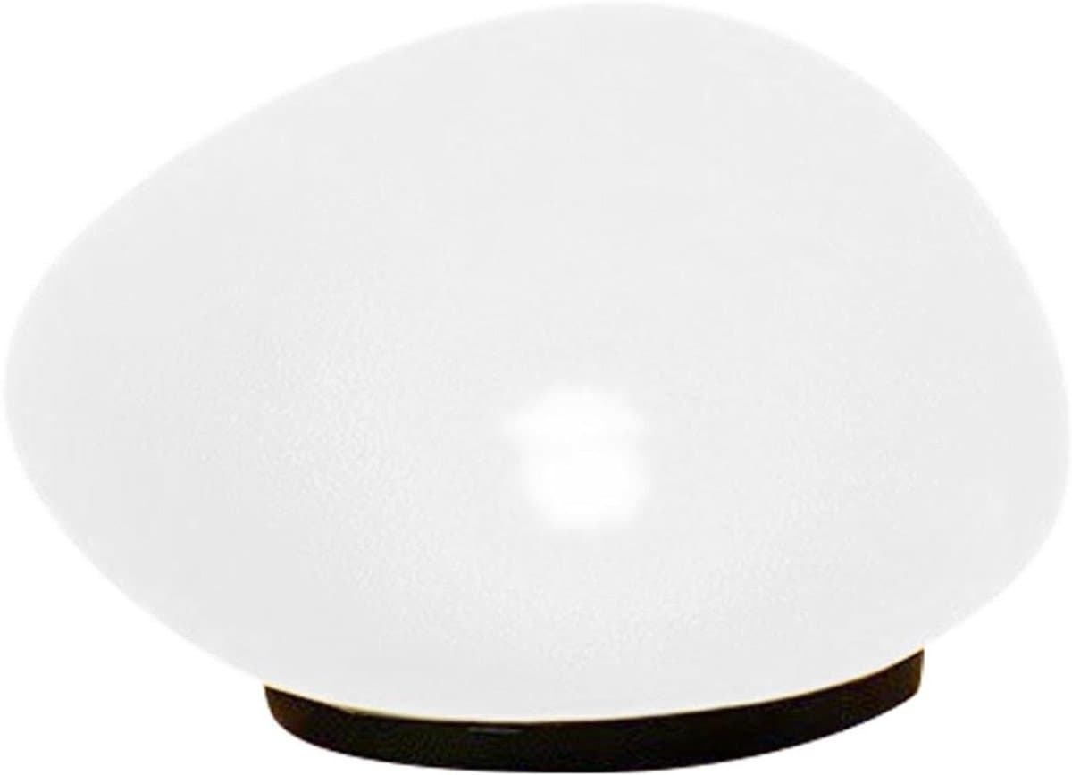 Tuinverlichting op zonne-energie - Decoratieve lampen - Sfeervolle buitenverlichting - Natuurlijke kiezelvorm - 145 x 85 cm - Transparant