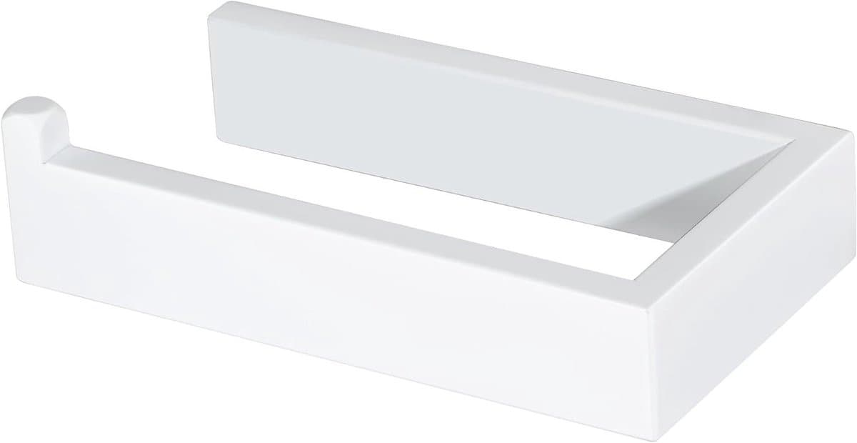 Wandmontage Toiletpapierhouder van RVS SUS 304 voor Keuken en Badkamer - Wit en Duurzaam Design