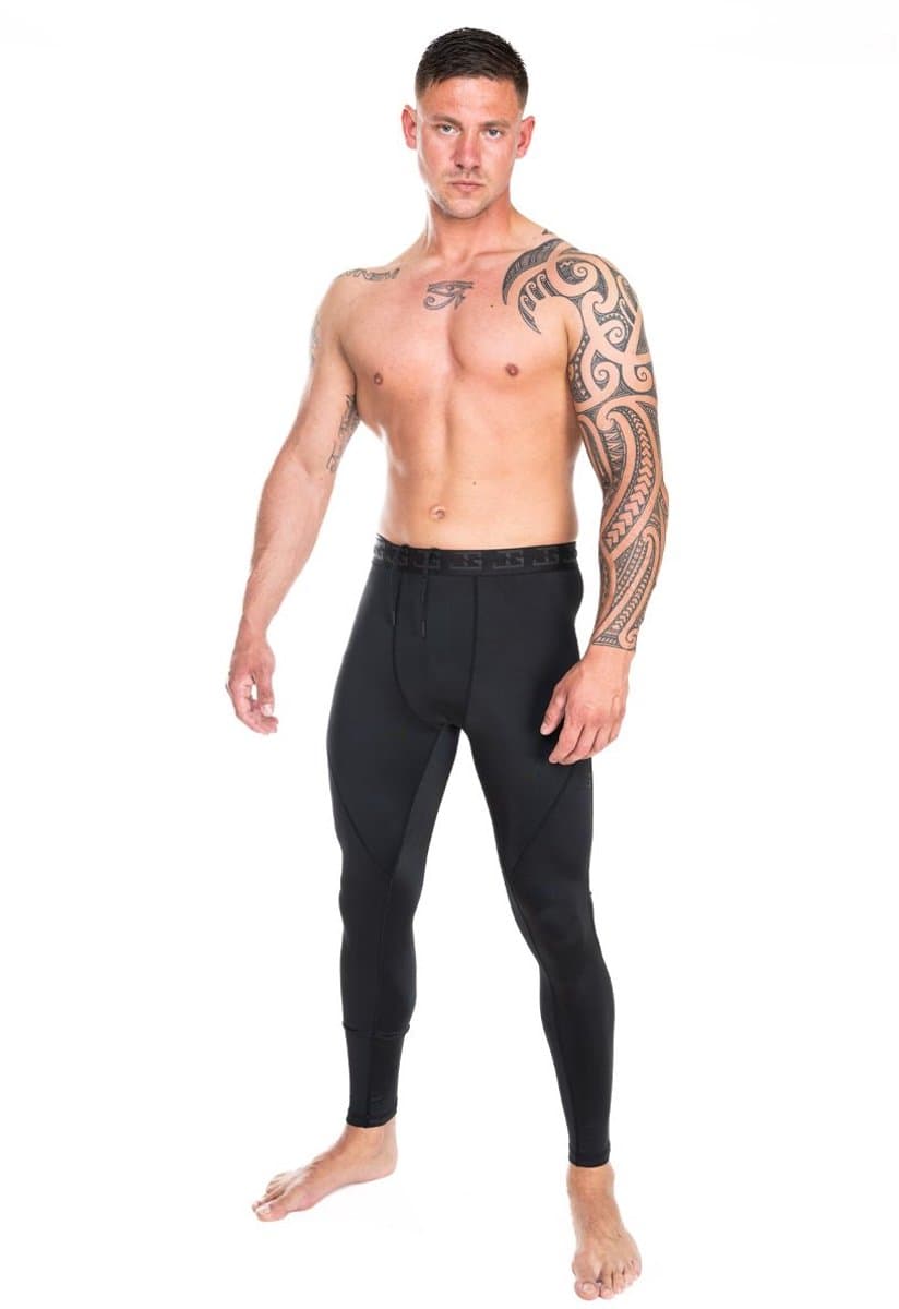 Joyagear Essential Spats - Legging Heren - Zwart/Zwart (Beschikbaar in verschillende maten)