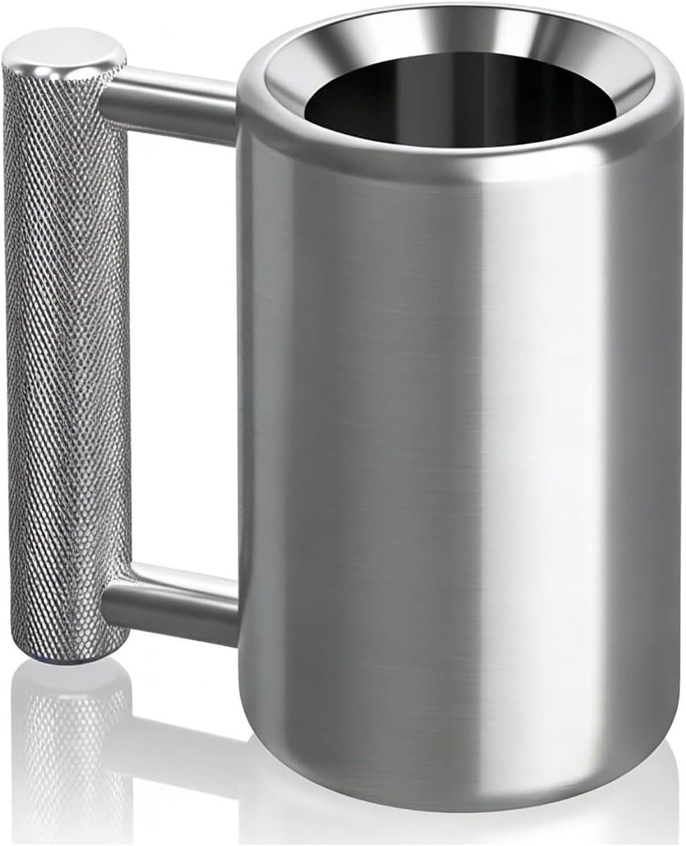 Zware RVS Tumbler van 10 kg, 420 ml - Dumbbell Koffiemok voor Gym, Training en Fitness Geschenk