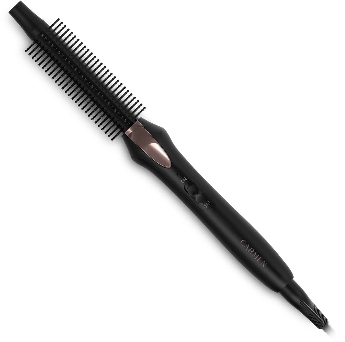 Carmen CTB3085B - Krulborstel - Diameter 19 mm - Dual voltage - Thermal brush - Keramische warmte elementen - Aan/uit indicator - Easy clean