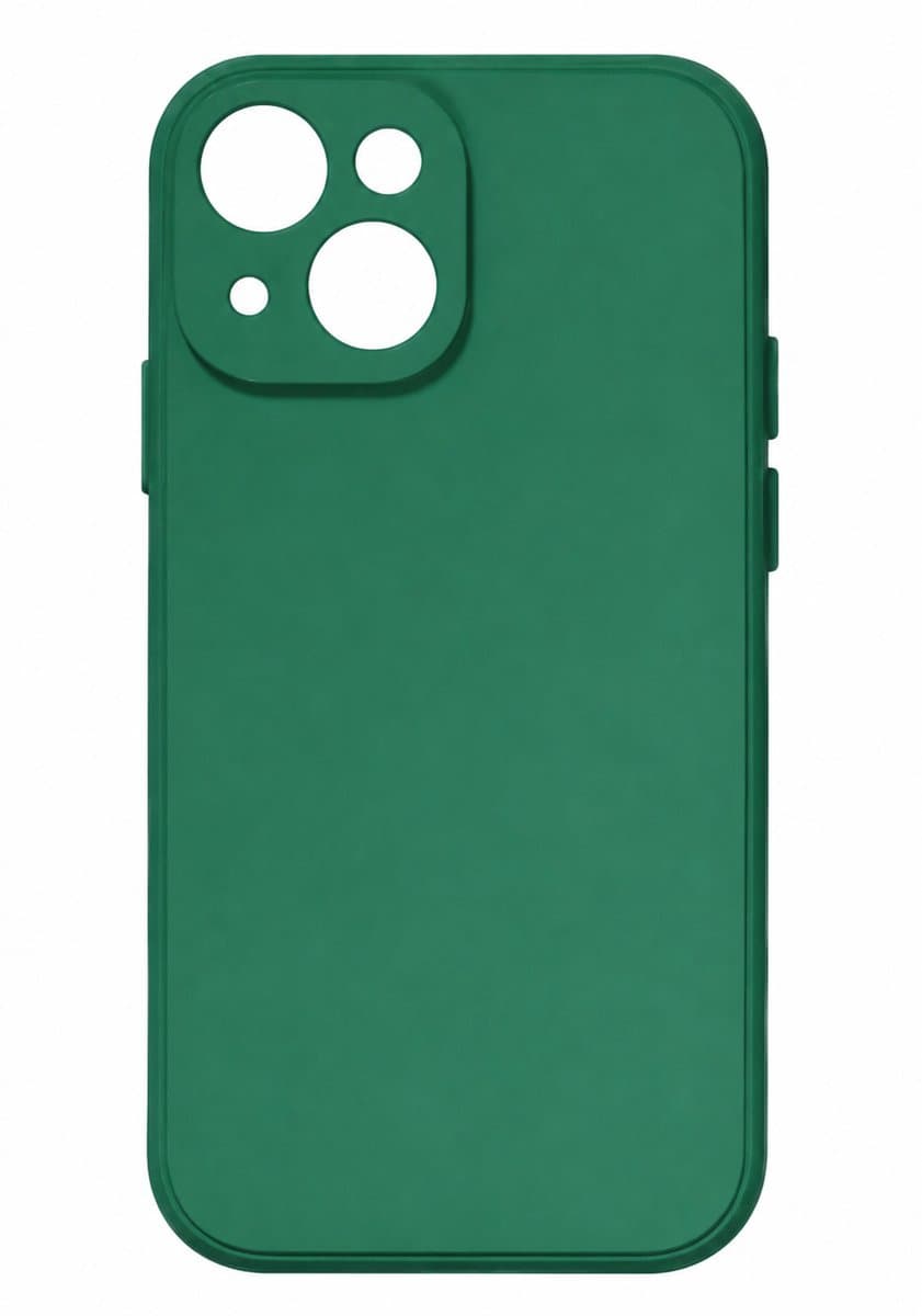 iPhone 14 Hoesje - Donkergroen - Case voor iPhone 14 - Silicone - Telefoonhoesje - OXILO