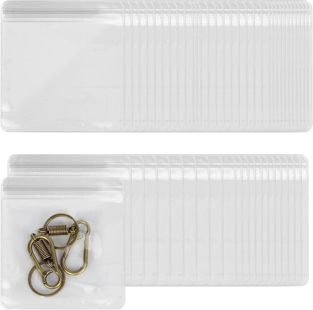 Afsluitbare Ziplock Zakjes - Plastic Opbergzakjes Hersluitbare Polyzakken - Kleine Onderdelen Organiseren - Waterdicht en Stofdicht