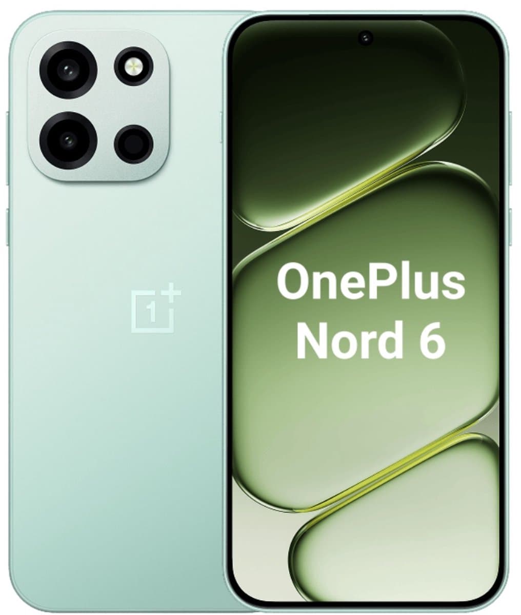 OnePlus Nord 6 - 5G Smartphone - 12GB+512GB - 6.78" 165Hz AMOLED - 7500mAh - IP69K - Fresh Mint (Groen)