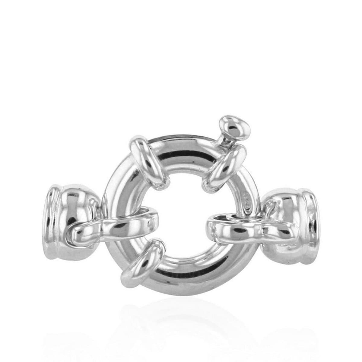 Luna-Pearls - 606.0734 - Sieradensluiting - Dames - 925er Zilver gerhodineerd - 16mm