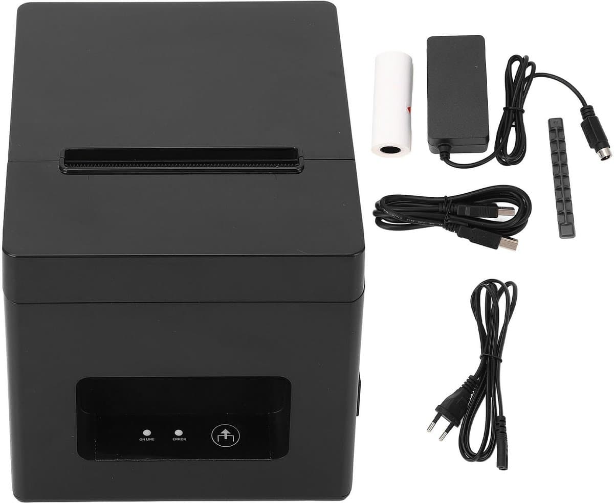 Dailygoody - USB Thermische Bonprinter - POS-printer met automatische snijder - compacte design - hoge snelheid 160mm/s - ideaal voor winkels en resta