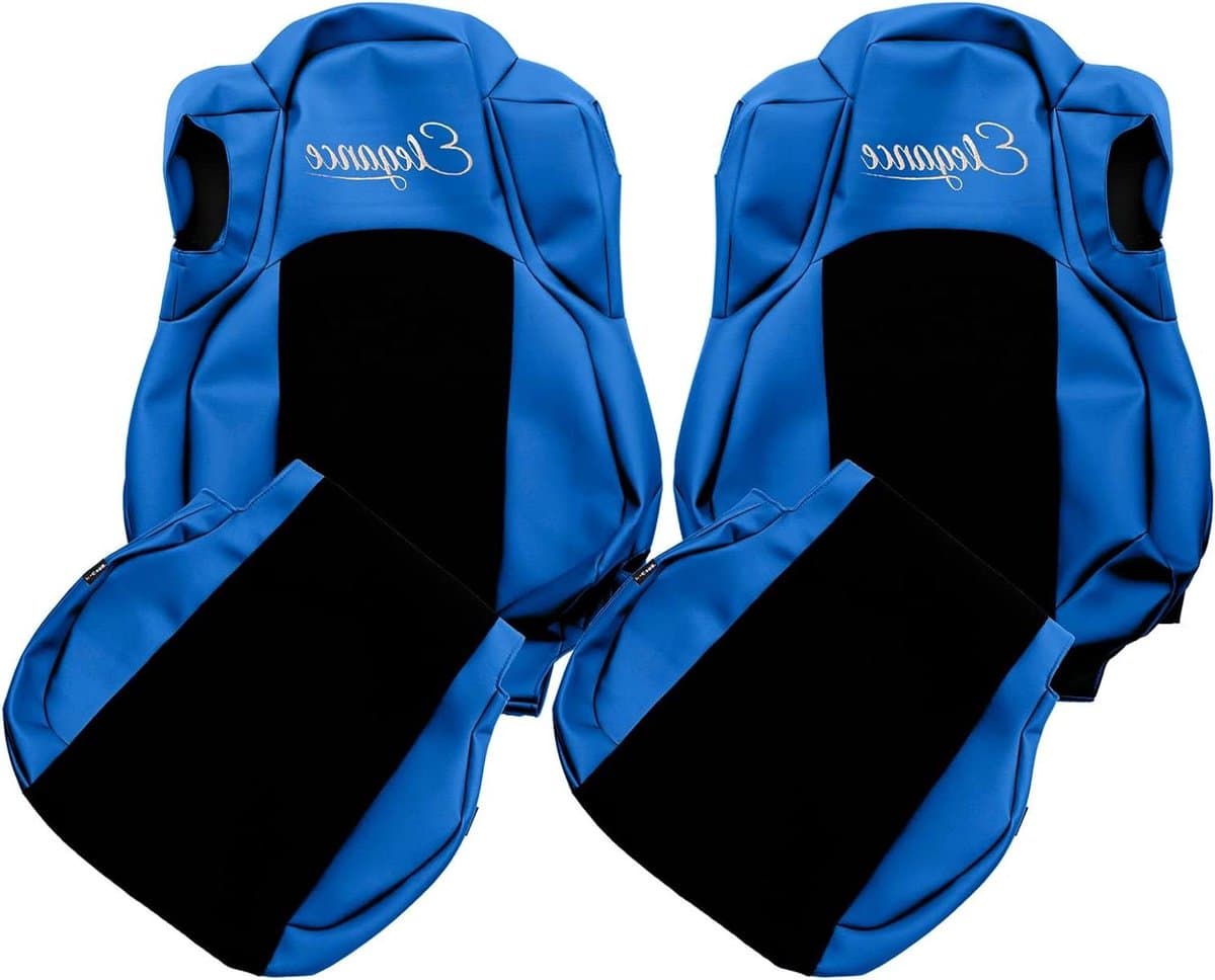 Stoelhoezen Vrachtwagen - Truckhoezen Bestuurdersstoel - Interieur Beschermen - Specifiek Passend - Geventileerd - Blauw