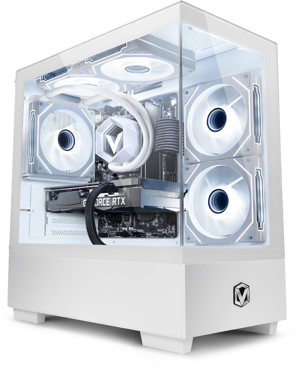 Vibox Gaming PC - Ryzen 7 5700X - RTX 5050 - 16GB RAM - 500GB SSD - Windows 11 - WiFi 6 + Bluetooth 5.4 - Waterkoeling