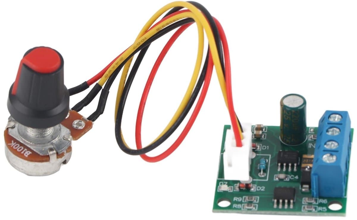 Jhubersproducts - Motor Speed Controller - Instelbare PWM Regulator - 1.8V tot 15V - 2A - Efficiënt energiebeheer - Regelbare snelheid - Geschikt voor