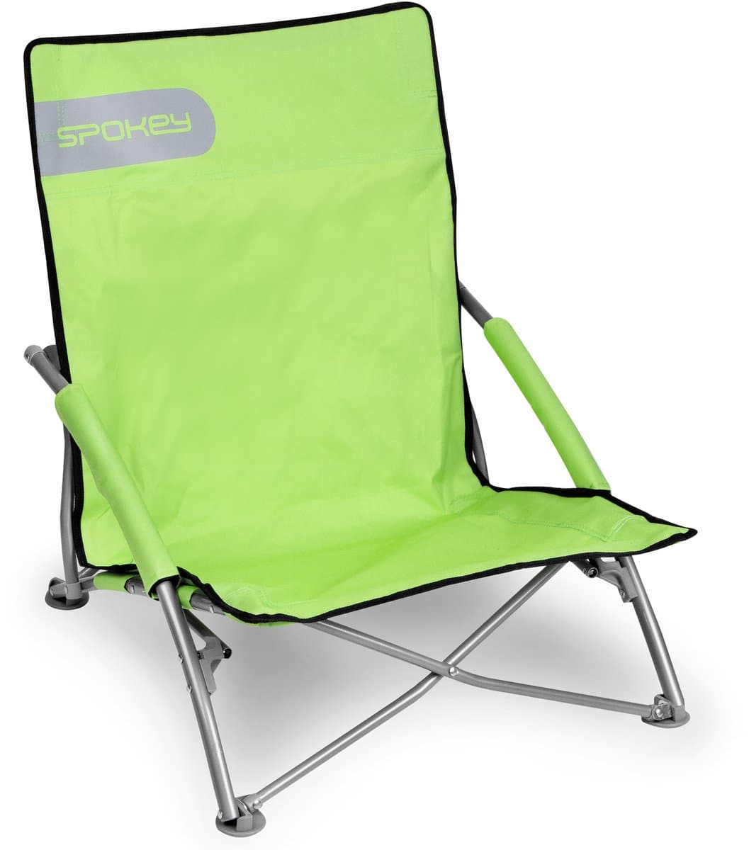 Spokey PANAMA Campingstoel - Groen - 120 kg - 2 35 kg - Stalen constructie - Polyester - Ritszak in rugleuning