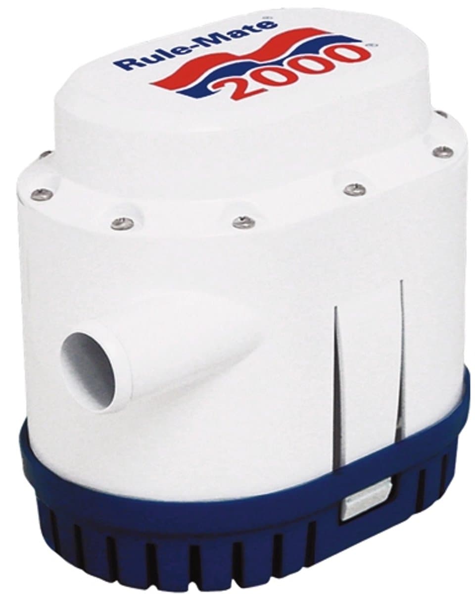 Automatische Bilge pomp 2000 gph/7600 l/h 12 V / 12 A (RU2000)