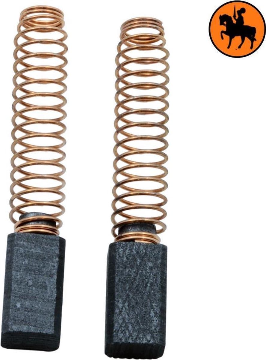 Koolborstelset voor Black & Decker KR70A - 6,3x6,3x11mm