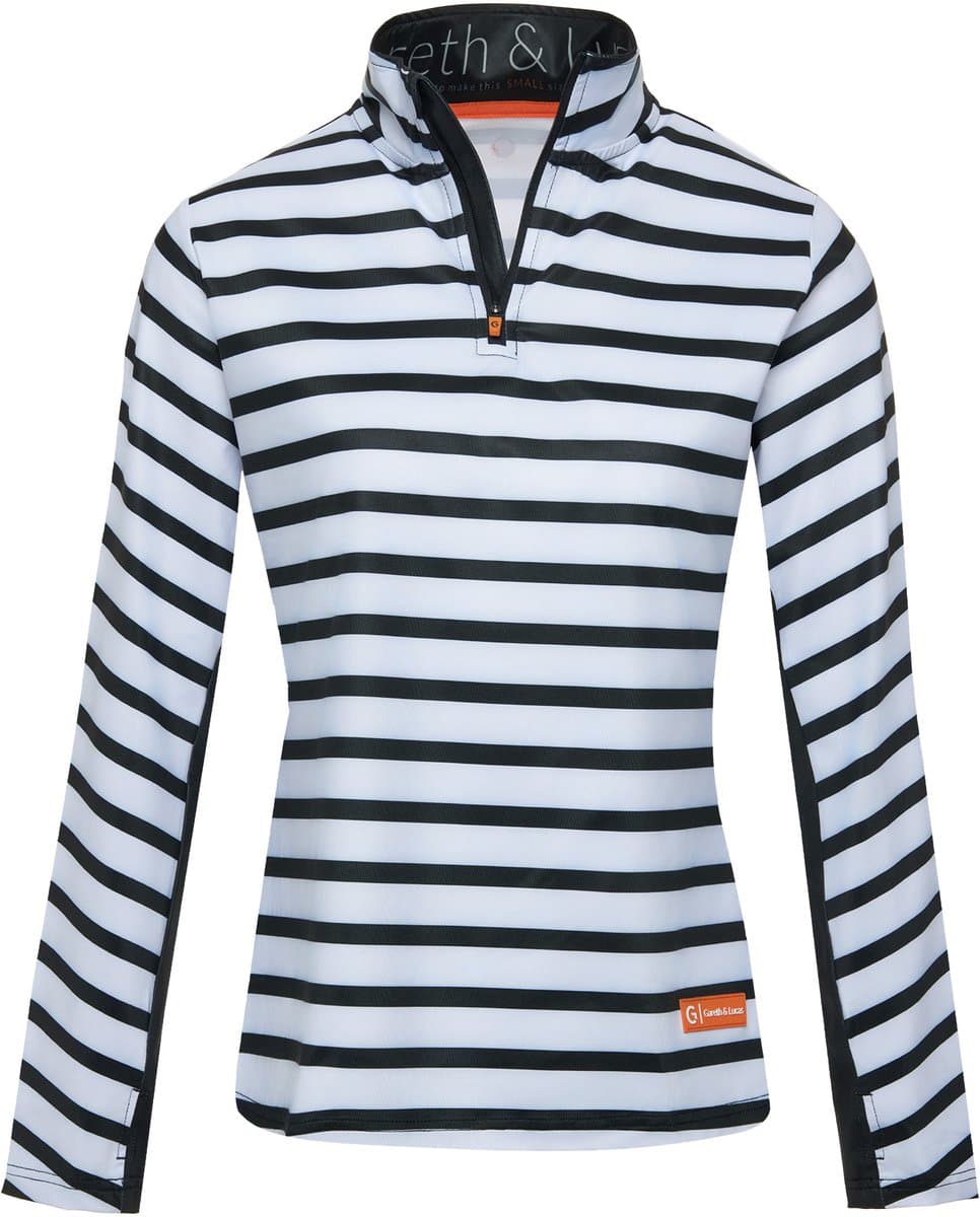 Gareth & Lucas Skipully The One Hundred and Eighteen - Dames M - 100% Gerecycled Polyester - Midlayer Sportshirt - Wintersport