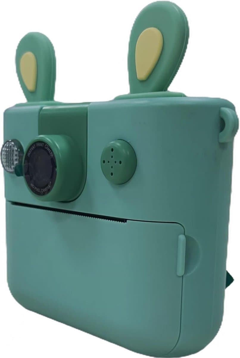 Instant Camera voor Kinderen met Printer - 1080p HD Fotocamera en Direct Foto's Printen - Cadeau Jongens en Meisjes 3-12 Jaar Inclusief 32GB Kaart
