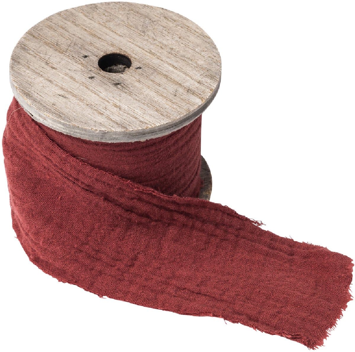 ARTYFETES - Terracotta Katoengaas Lint 4,5 cm x 3 m Boheemse Decoratie