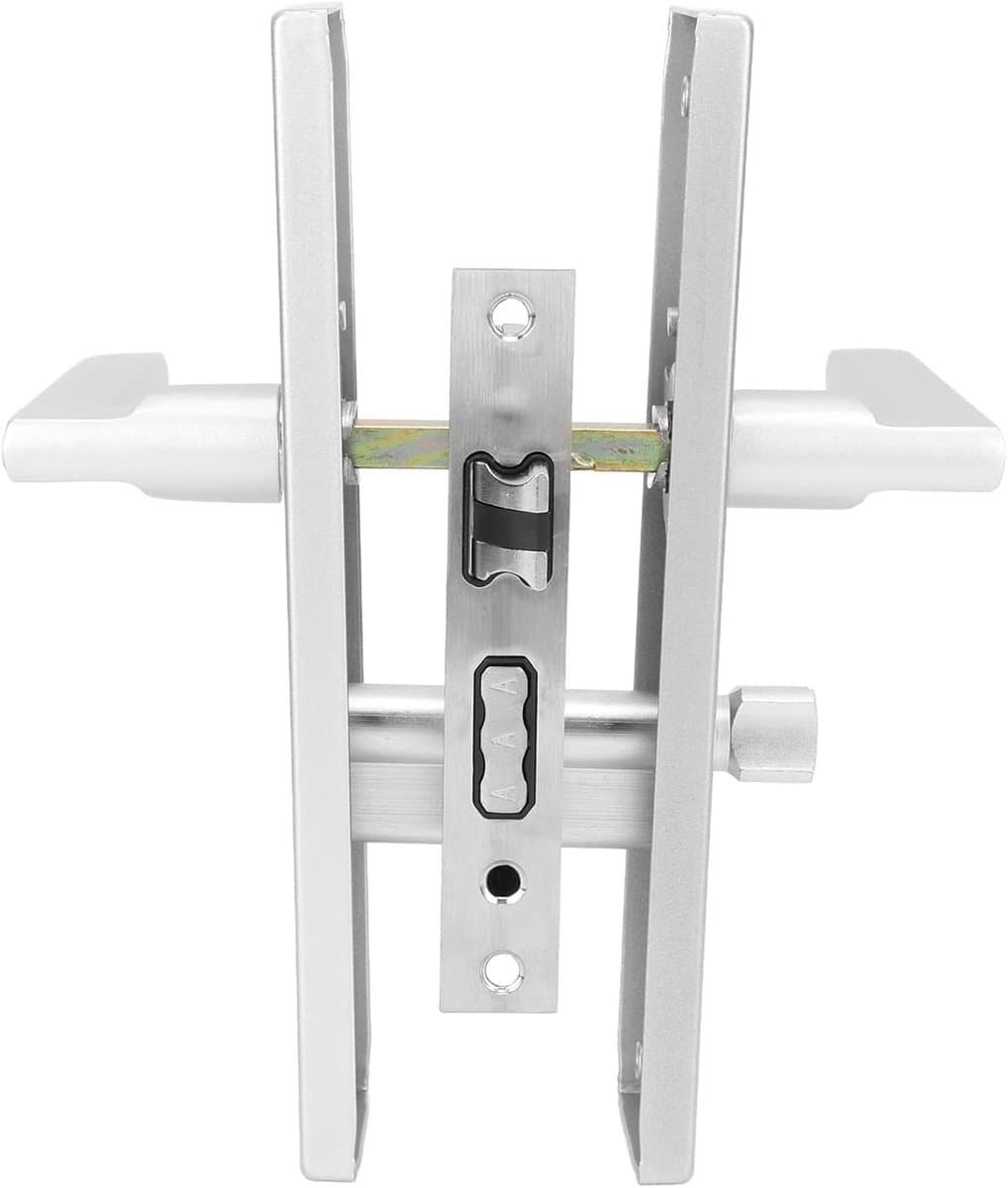 Rechte Deurklink - Deurhendel Set - Deur Beveiligen - Aluminium Legering - 6.3x12x2 cm