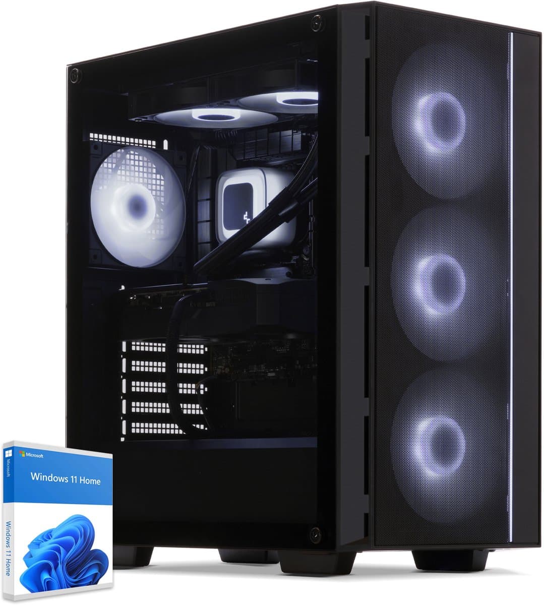 Sedatech Advanced Gaming PC Waterkoeling ATX • Intel i5-12400F 6x 2.5GHz • Geforce RTX5060Ti • 32Gb DDR5 • 2Tb SSD M.2 • WiFi • Bluetooth, USB C • Windows 11 • Desktop computer
