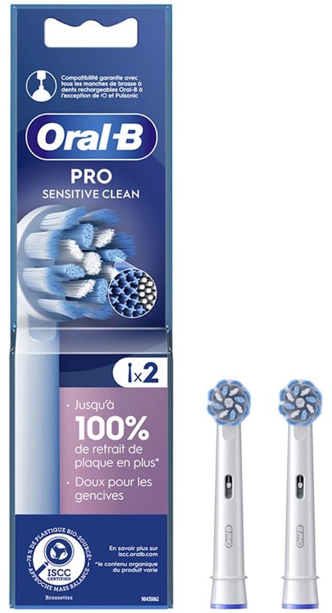 Oral-B - Pro - Sensitive Clean - 2 Stuks - Opzetborstels