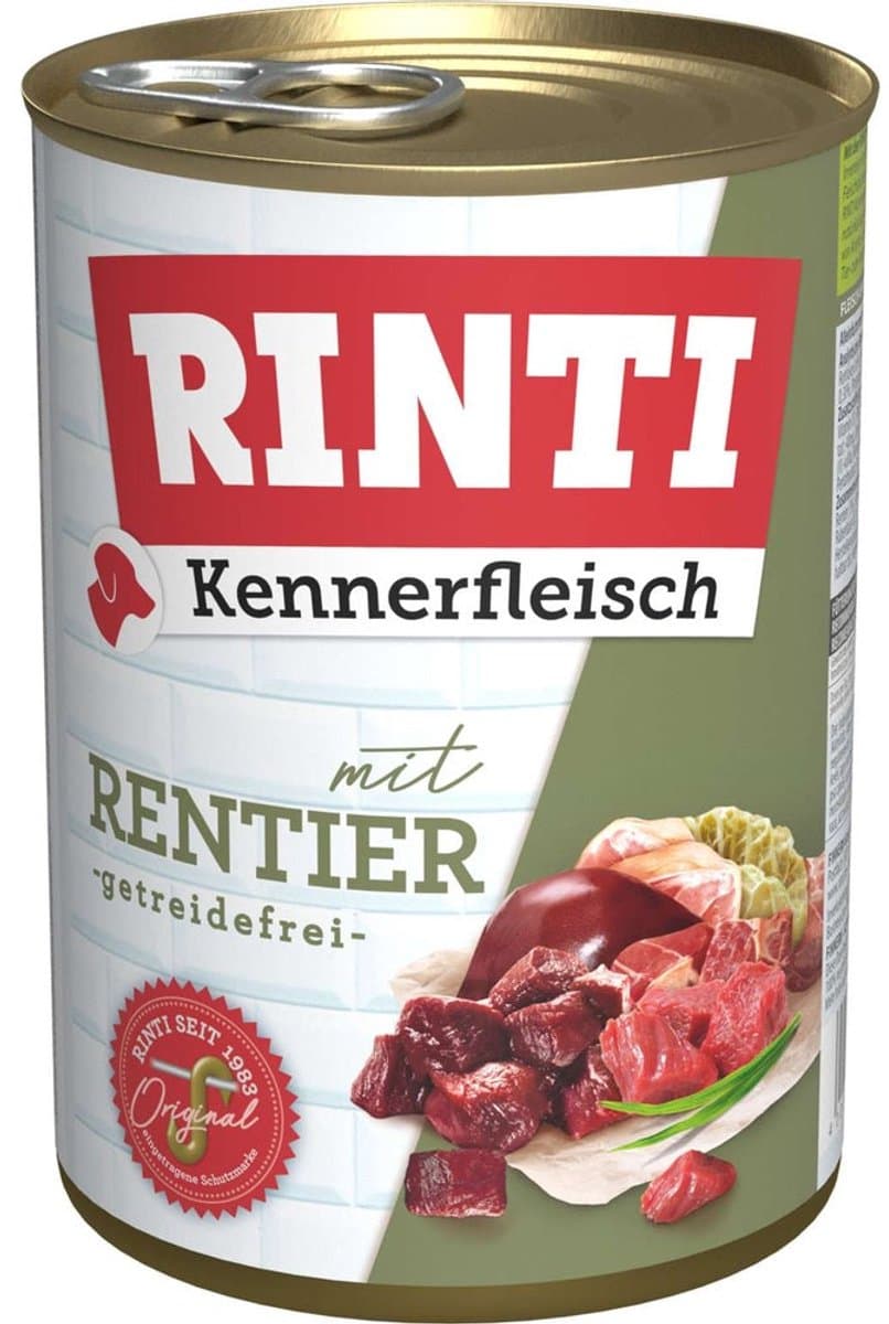 Rinti - Kennerfleisch 12x400g - Rendier
