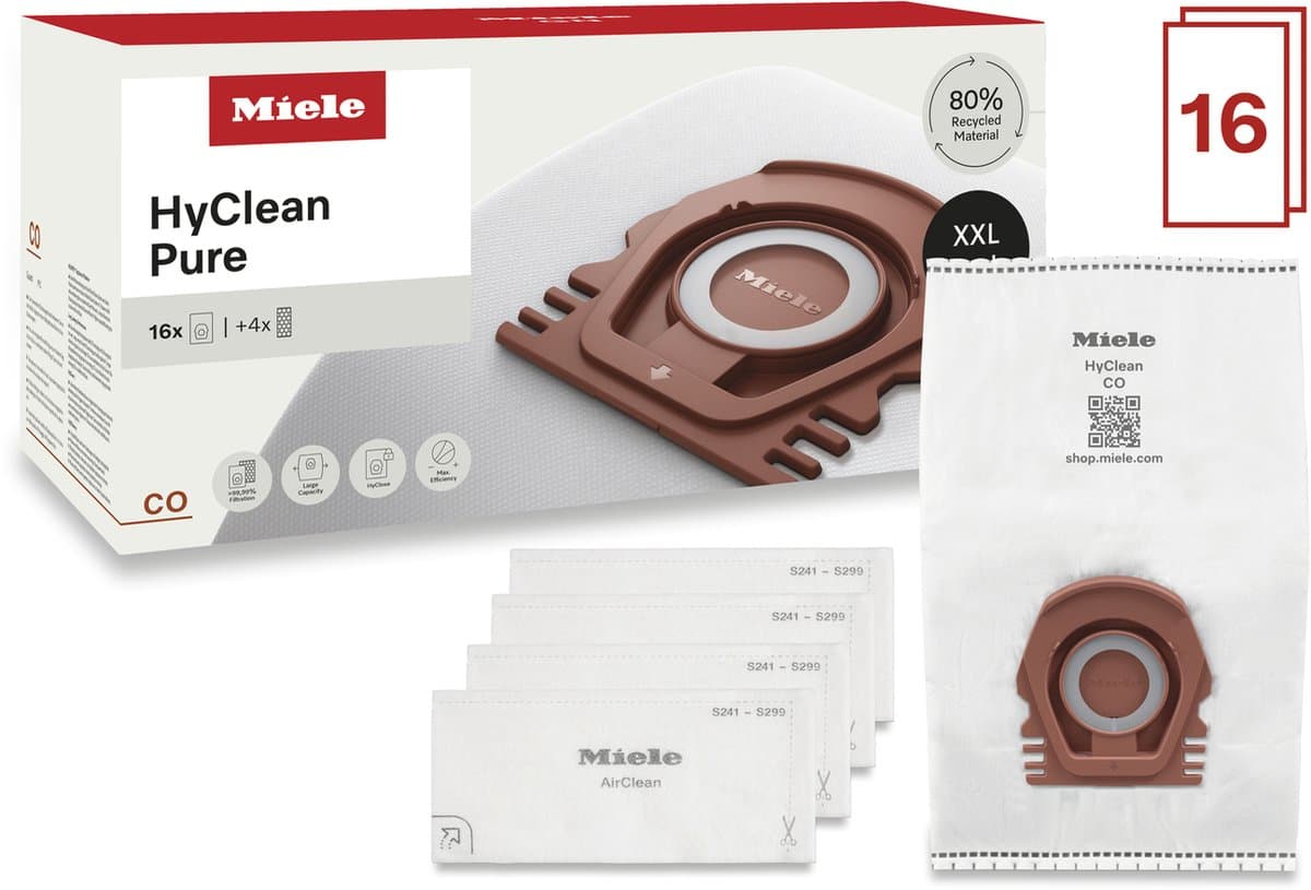 Miele XXL HyClean Pure CO (16 stuks)