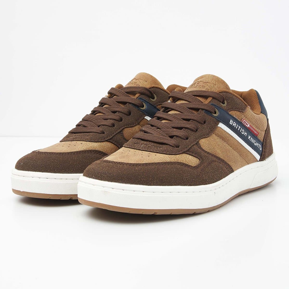 British Knights - Strivo Heren Sneakers Laag - Maat 43 - Bruin - Mannen Schoenen