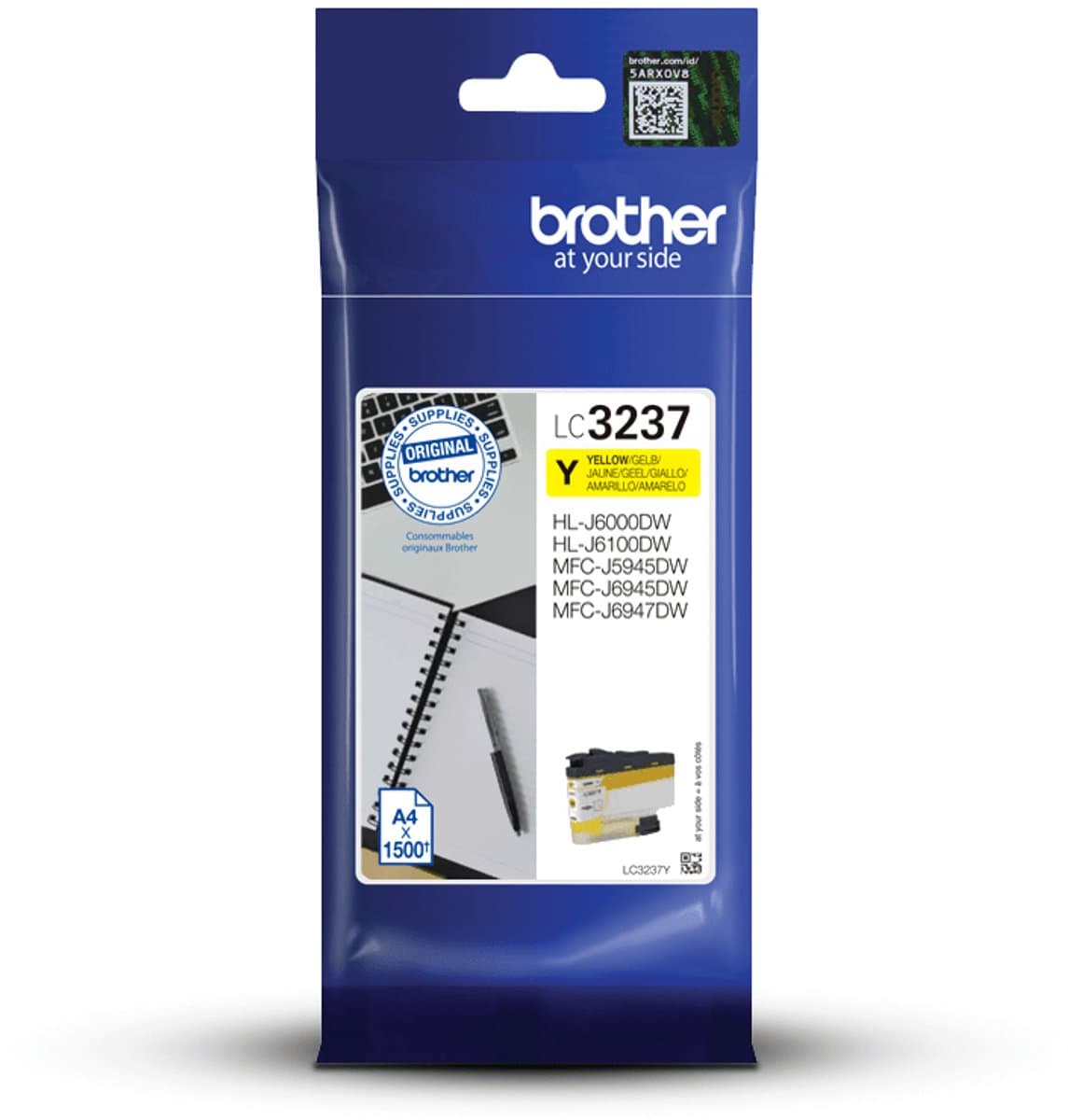 Brother LC3237Y inktcartridge 1 stuk origineel geel