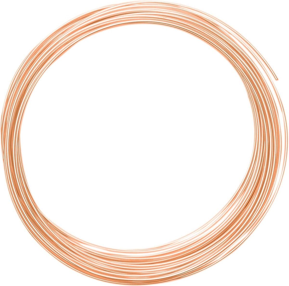 Vaessen Creative Aluminium Draad - 1mm - 10m - Saffraan oranje