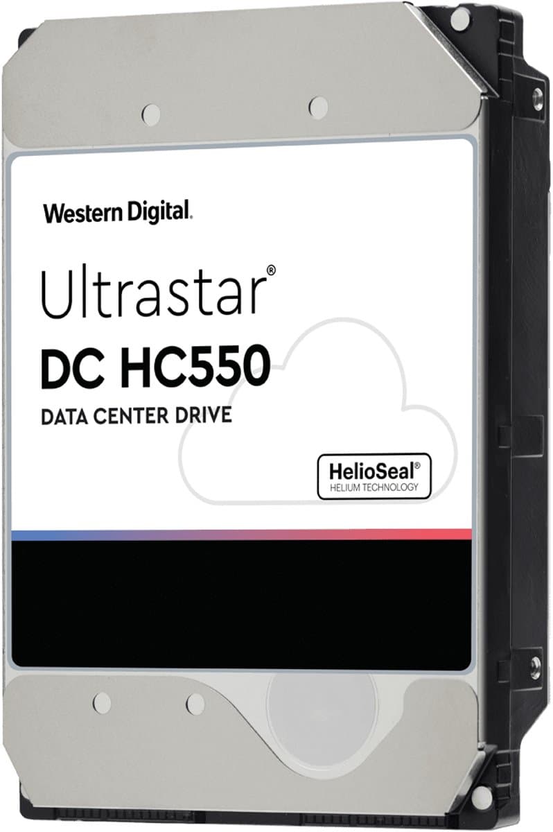 Western Digital Ultrastar DC HC550 interne harde schijf 16 TB 7200 RPM 512 MB 3.5" SAS