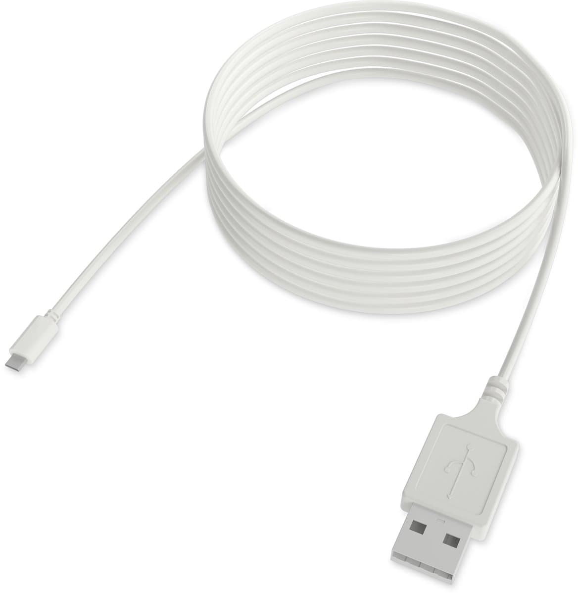 Motionblinds USB-C Kabel - 3 meter - Laadkabel voor Gordijnmotor - Wit - 1 Stuk